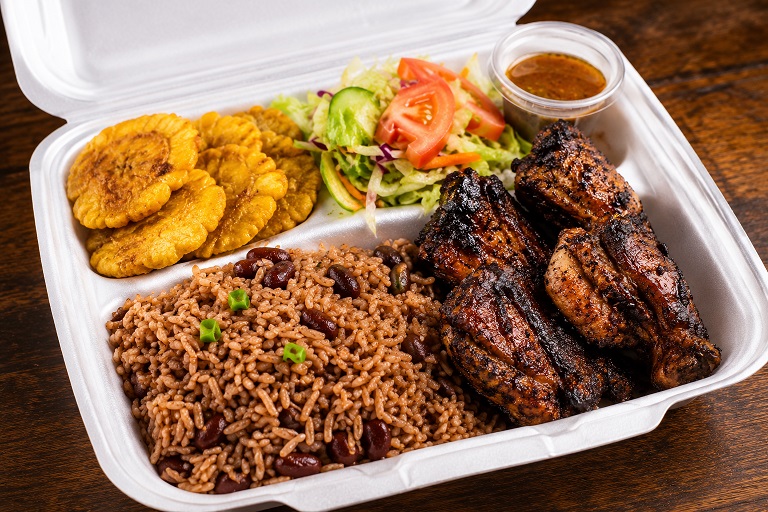 chicken and rice to go
